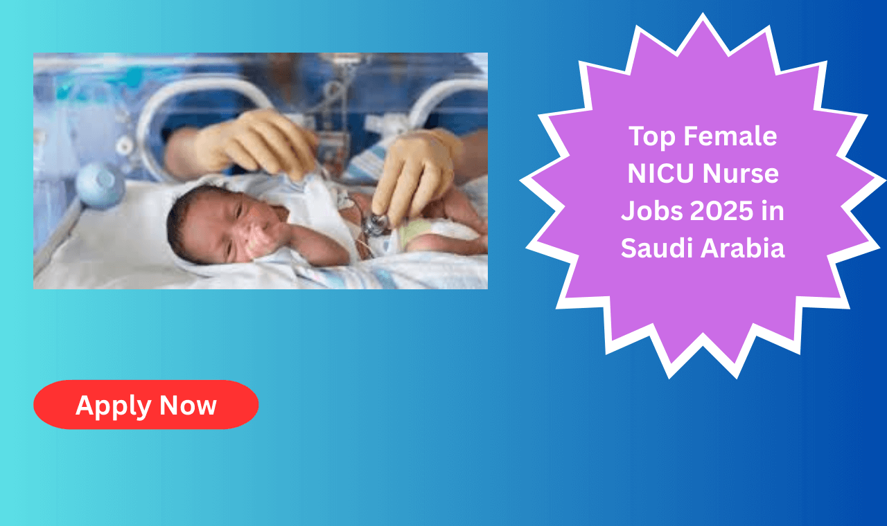 Dedicated female NICU nurse providing specialized care in a Saudi Arabian hospital