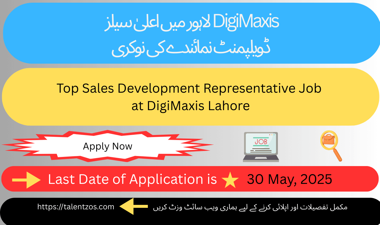 Energetic sales development team working at DigiMaxis, Lahore