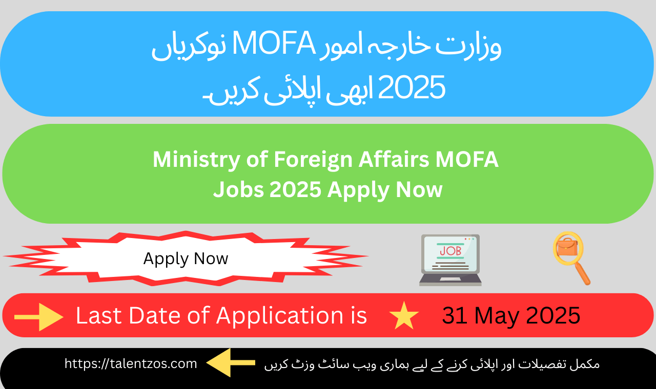 Ministry of Foreign Affairs MOFA Islamabad Jobs 2025 announcement