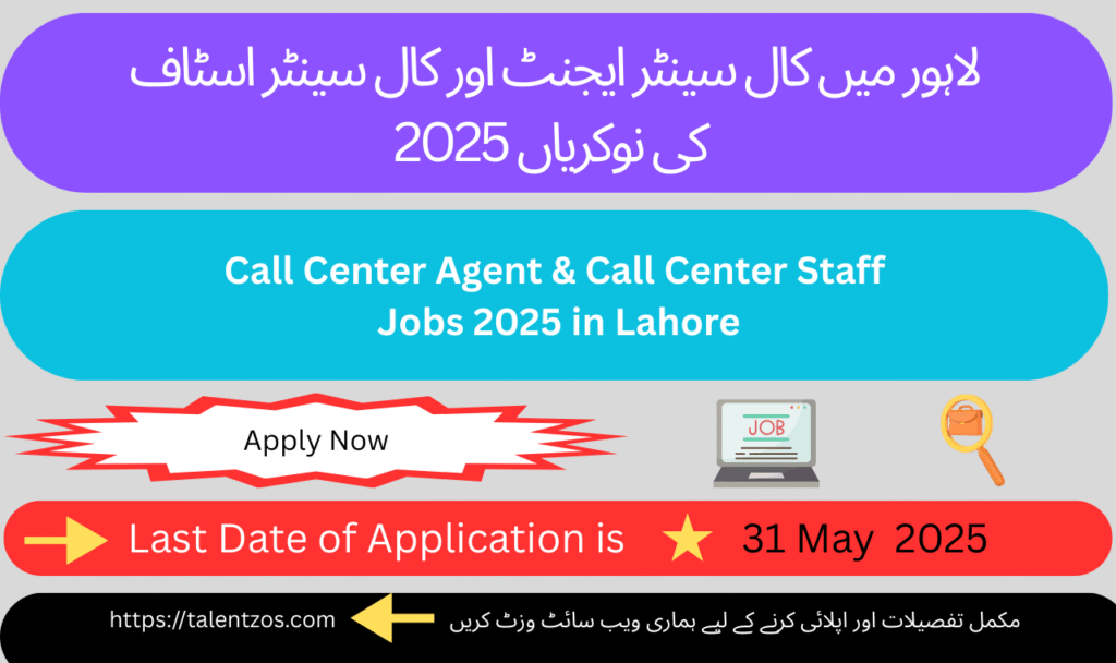 Call center agent job in Lahore 2025 – International Call Center hiring now