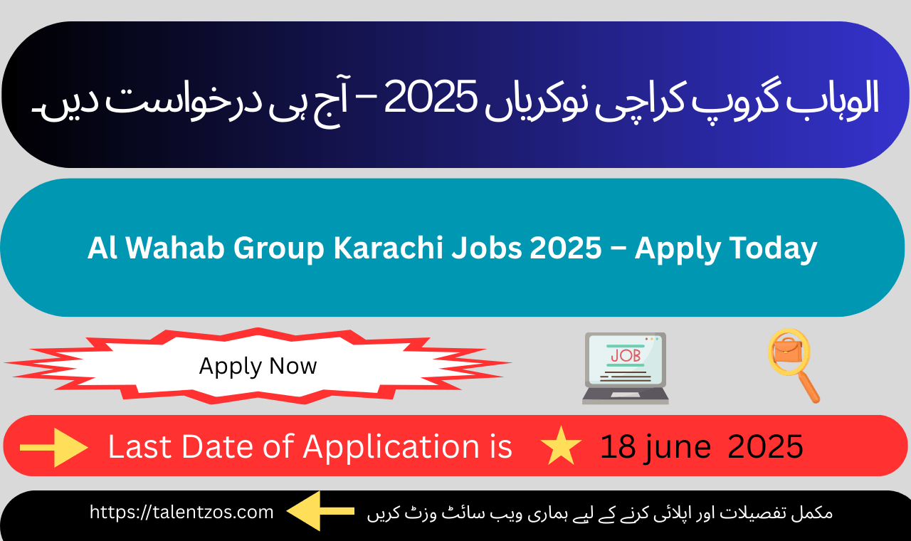Apply now for Al Wahab Group Karachi Jobs 2025 – Engineering and Management roles available for qualified candidates